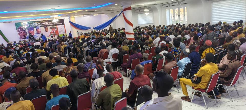 Crowd of members and supporters who graced the event
