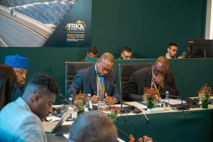 Zamfara State Governor Dr Dauda Lawal at the investment summit in Morocco