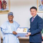 Governor Uba Sani receiving Chinese Ambassador to Nigeria His Excellency Yu Dunhai on Wednesday, November 5, 2025, at the Governor’s Office