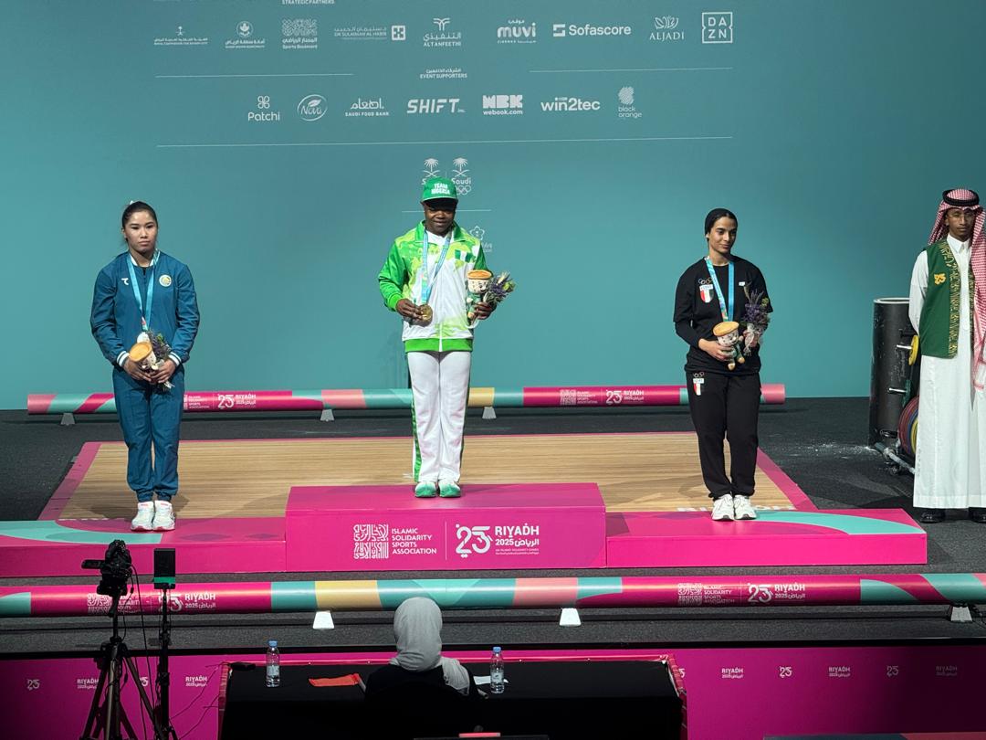 Rafiatu Lawal wins 3 gold at Riyadh2025