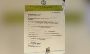 FCTA denies order to close schools early, suspends Education Mandate Secretary over fake circular