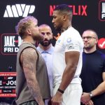 Jake Paul and Anthony Joshua