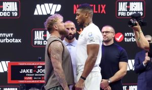 Jake Paul and Anthony Joshua