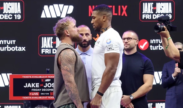 Jake Paul and Anthony Joshua