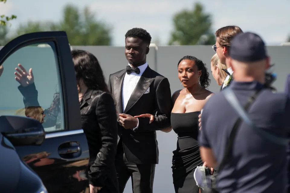 Bukayo Saka engagement