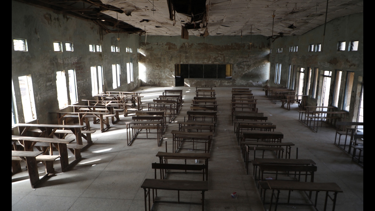 Empty classroom
