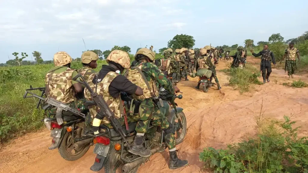 Nigerian troops
