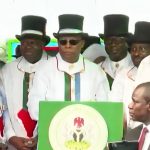 Shettima receives Governor Diri to the APC
