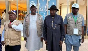 Goodluck Jonathan and others on Guinea-Bissau