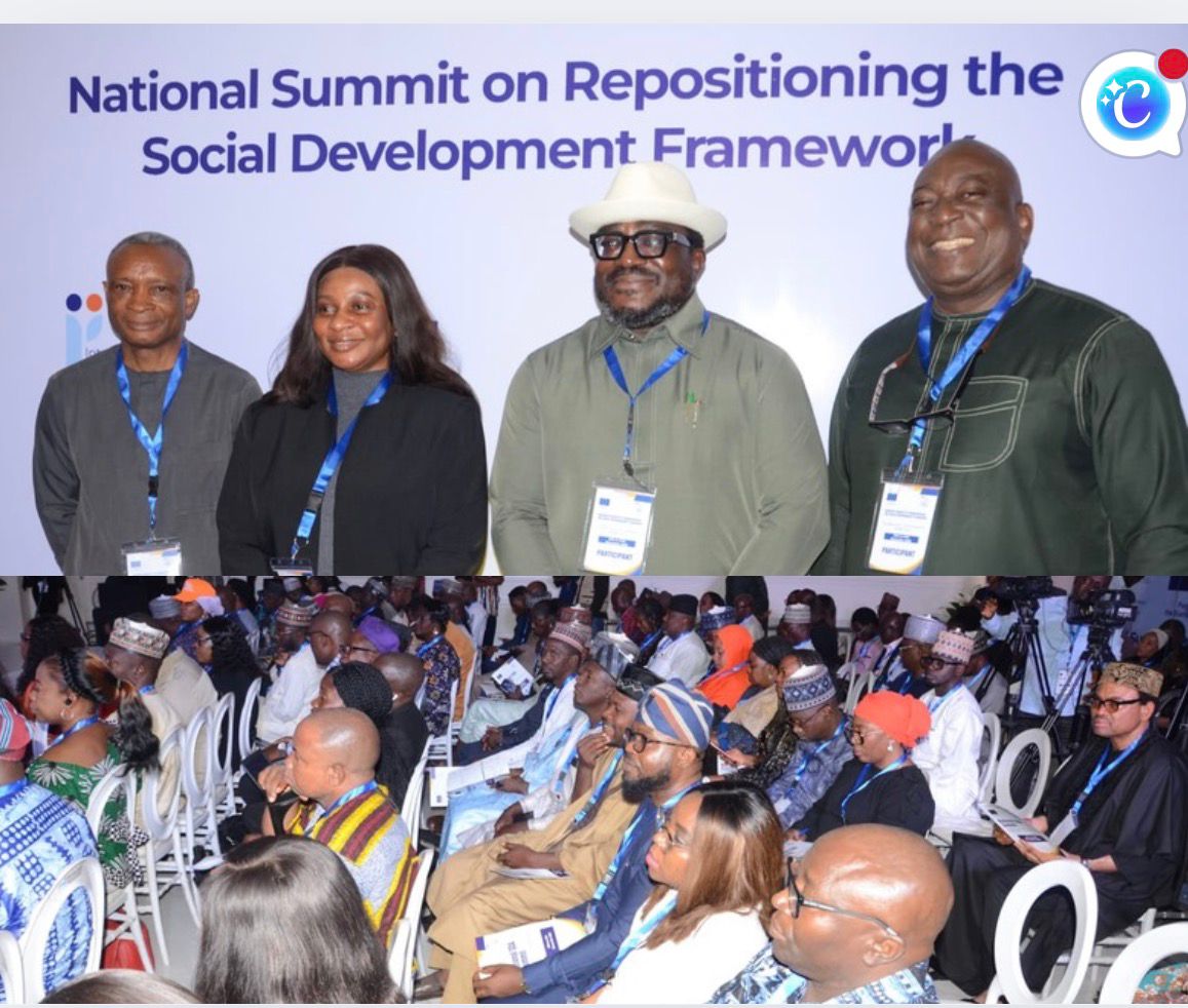 L-R: Project Manager, CSO Strengthening Bridge (EU CSO-Bridge) Project, International IDEA, Idem Udoekong, Commissioner Ministry Of Children, Gender And Social Development, Enugu State, Valentina Enih, Chairman, House Committee on Civil Societies & Development Matters; Victor Obuzor, and Team Lead, Ethics and Good Leadership Awareness Initiative (EGLAI),  Harry Udoh, at the EU-IIDEA CSO-Bridge Strengthening Project National SDA Summit in Abuja Thursday