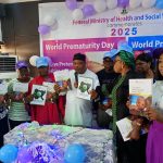 The Director of Health Promotion, Mr. John Urakpa, and other stakeholders at the commemoration of the 2025 World Pneumonia and Prematurity Days, as well as the launch of the Nigerian Child Survival Action Plan and the National Birth Defect Surveillance Guideline. Credit: Lara Adejoro