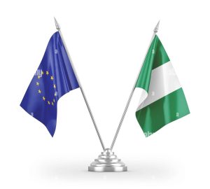 EU-Nigeria flags