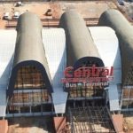Aerial view of the Central Business District Ongoing bus terminal on Saturday, November 29, 2025