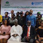 Executive Director of CISLAC, journalists and govt representatives