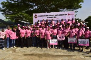 NAOWA 9 Brigade, BRECAN hold breast cancer awareness walk, sensitisation in Lagos