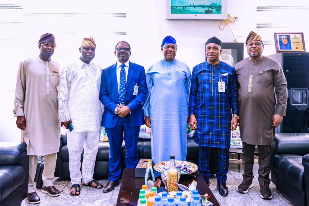 Secretary to the Government of the Federation , George Akume, receives in audience the Chief Executive Officer of Solewant Group, Mr. Solomon Ewanehi, on Wednesday, 19th November, 2025 in Abuja