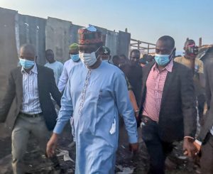 Matawalle visits Apo Market fire victims, donates N20m relief