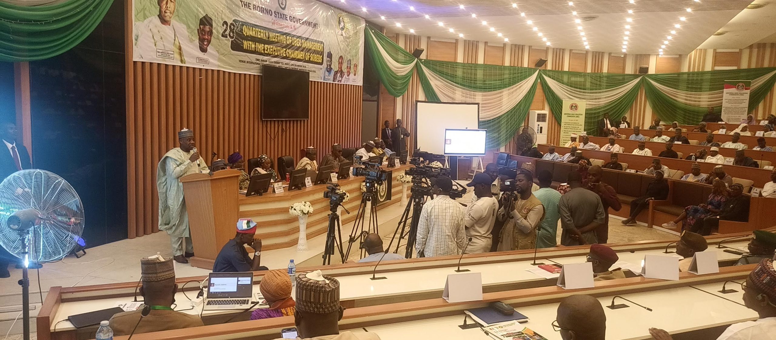 Participants at the UBEC Quarterly review meeting in Maiduguri
