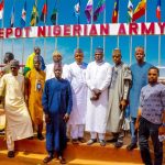 Senator Yari team at the passing out parade in Zaria, Kaduna state