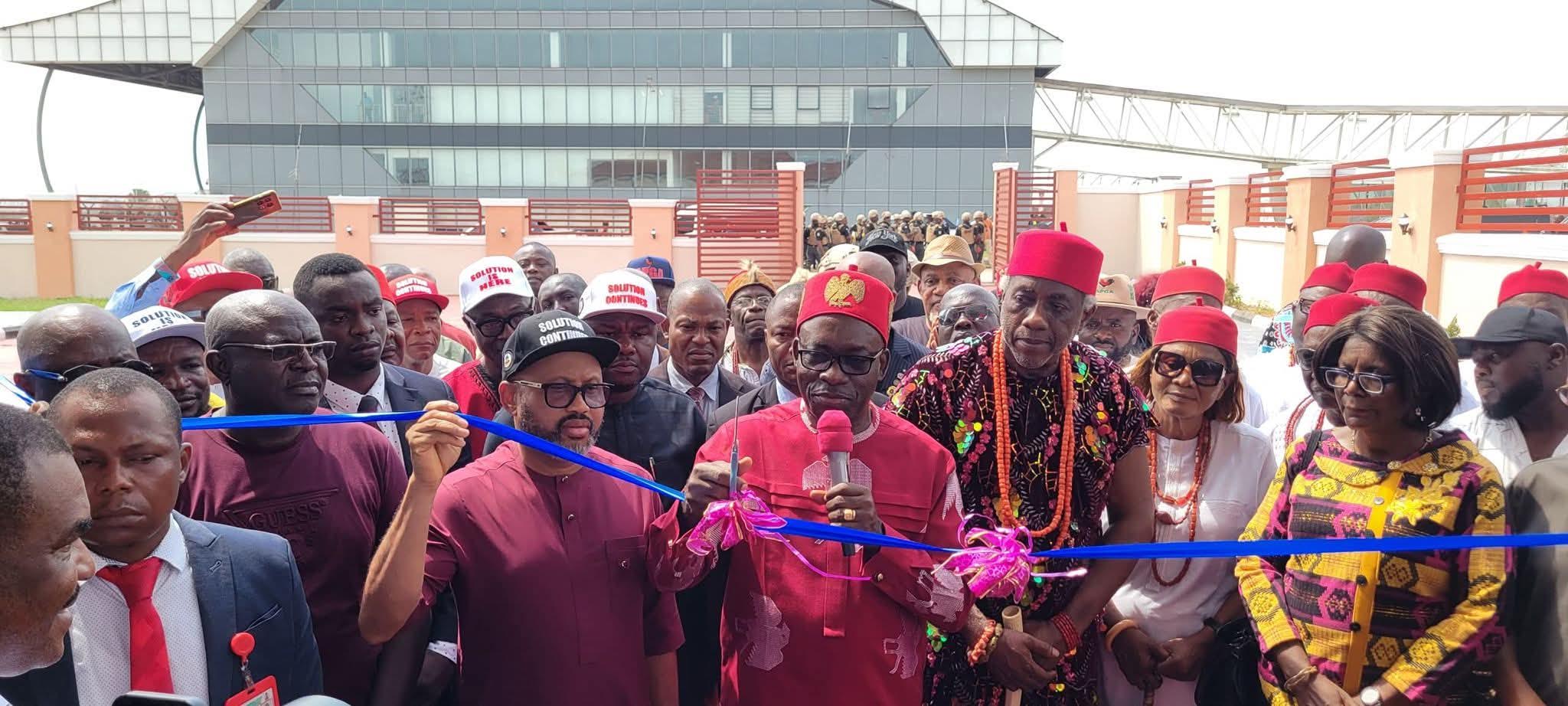 Anambra: Soludo commissions protocol lounge at Chinua Achebe Airport