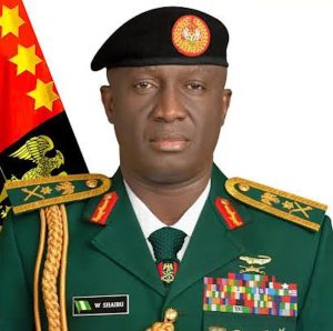 Chief of Army Staff (COAS) Lieutenant General Waidi Shaibu