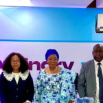 L-R: Deputy Managing Director, Corporate Service, Lasaco Assurance Plc, Mr. Rilwan Oshinusi; Director, Biodun Dosunmu; Company Secretary, Mrs. Gertrude Olutekunbi; Chairman, Chief Mrs. Maria Olateju Phillips; Acting Managing Director, Ademoye Shobo; Director, Ademola Oshodi; Director, Fola Tinubu, at the company’s Extraordinary General Meeting in Lagos