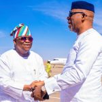 Ogun West Senator Solomon Adeola (L) and Ogun State Governor Dapo Abiodun (R)