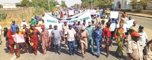 NLC stages nationwide protest over insecurity in Nigeria
