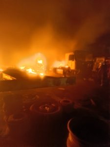 Berger Trailer Park fire