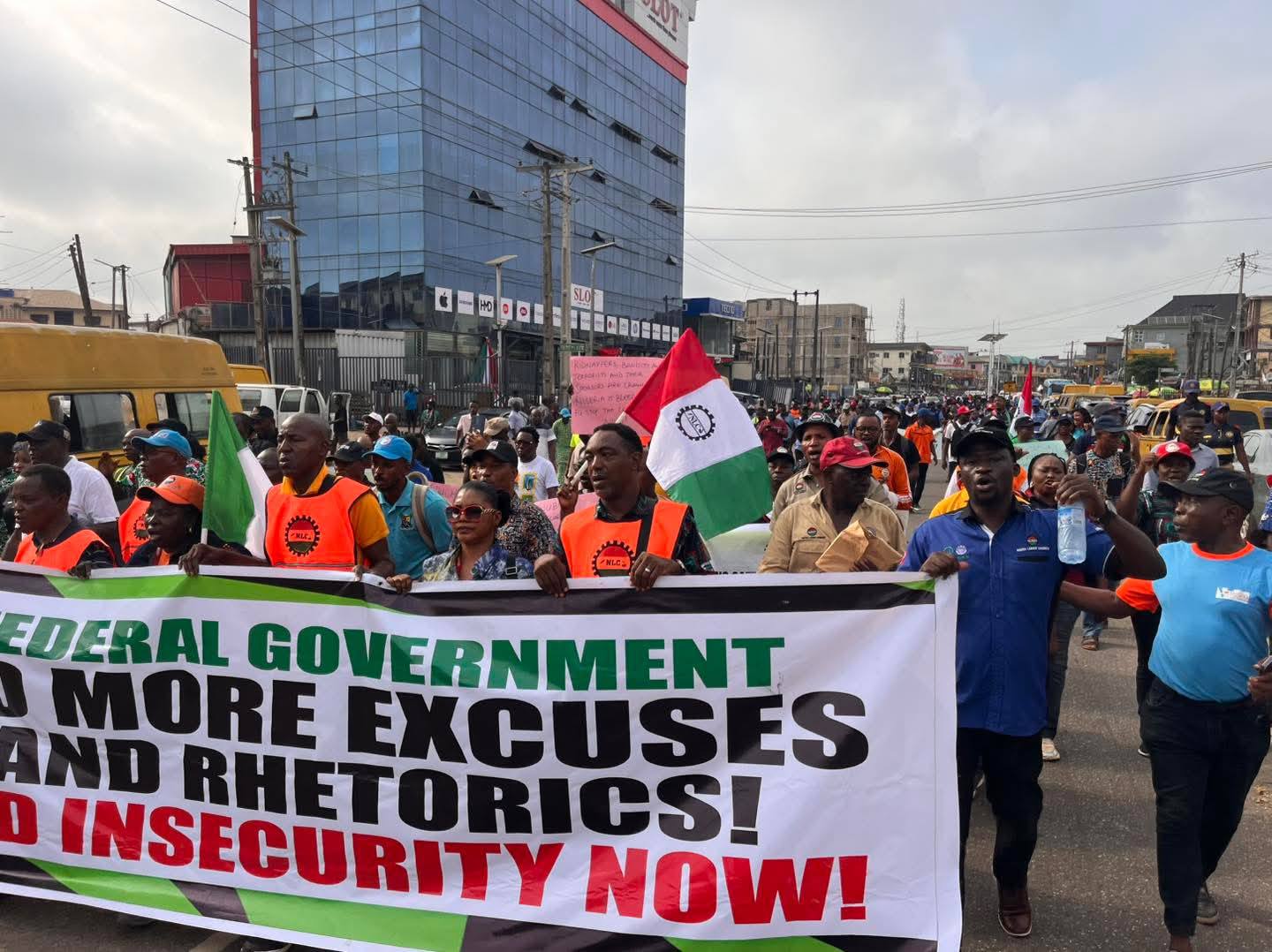 Plateau NLC stages peaceful protest against insecurity