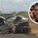 Anthony-Joshua-and-scene-of-crash-in-Nigeria
