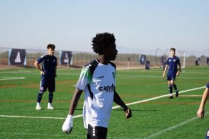Omoyele Sowore’s son Komi Sowore playing football