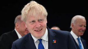 Former Britain’s Prime Minister Boris Johnson (Photo by GABRIEL BOUYS : AFP)