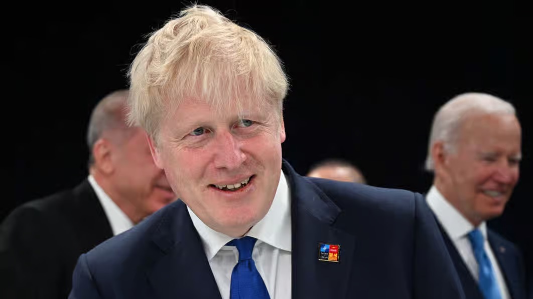 Former Britain’s Prime Minister Boris Johnson (Photo by GABRIEL BOUYS : AFP)