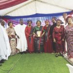 Hon Meranda flanked by members of the Lagos Island Childhood Gist Initiative (LICGI), at the event.