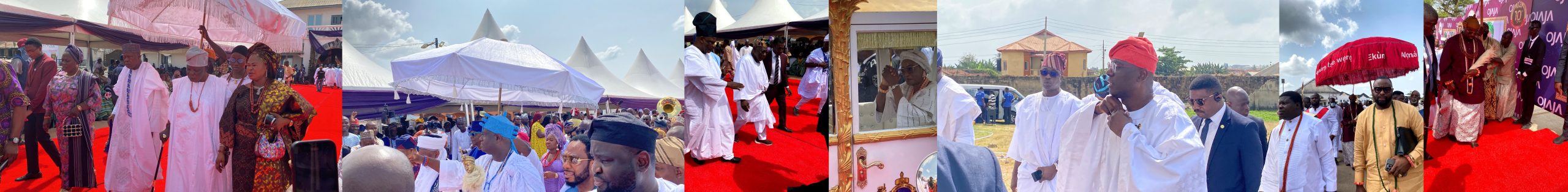 Former President Obasanjo, Sultan Sa’ad Abubakar, and governors Sanwo-Olu, Adeleke, and Abiodun attended the installation of First Lady Oluremi Tinubu as Yeye Asiwaju of Oodua in Ile-Ife on Sunday.