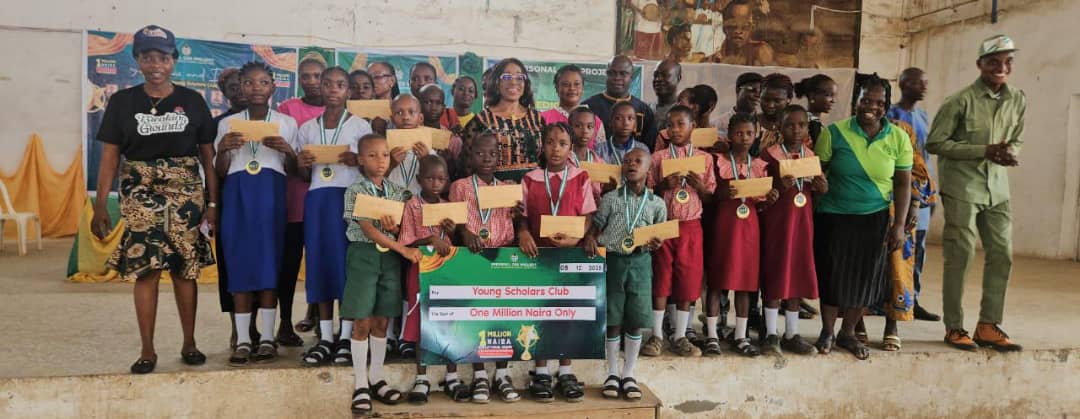 Corps member awards N1m grant to 50 pupils in Edo