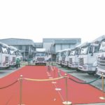 Some of the CNG trucks provided by the Lagos State Government for operators