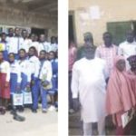 Students, teachers and JAMB officials at sensitisation exercises