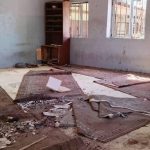 The scene of the blast Al-Adam Juma’at Mosque, Gamboru Market Maiduguri