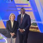US TV Journalist Greta Ven Susteren of Newsmax and Special Adviser, Media & Public Communications/Spokesman to President Bola Tinubu, Sunday Dare