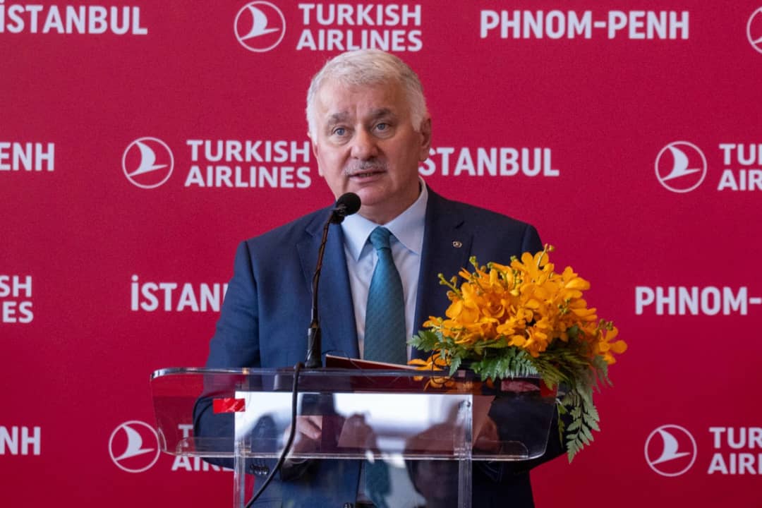 Turkish Airlines launches flights to Phnom Penh, Cambodia's capital