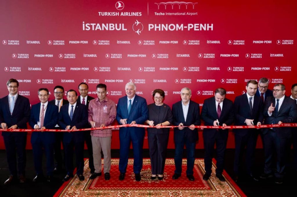 Turkish Airlines launches flights to Phnom Penh, Cambodia’s capital