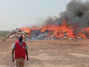 NAFDAC burns ₦10.19bn fake drugs and food items in Kano
