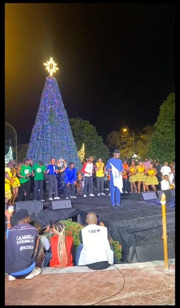 Gov Otu lights Christmas tree to kickstart Carnival Calabar's