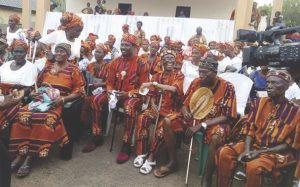 • Residents at the annual get-together