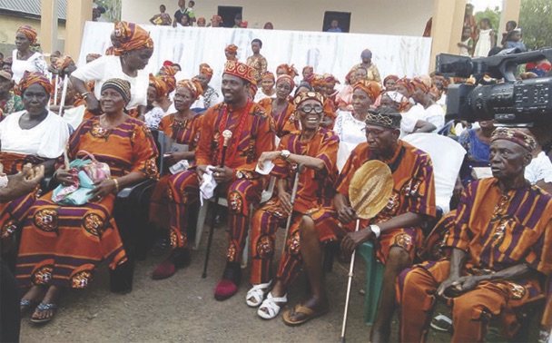 • Residents at the annual get-together