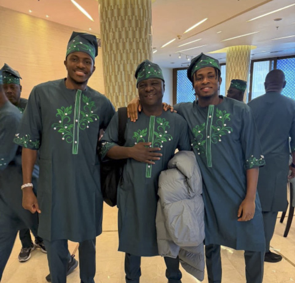 • Super Eagles on arrival in Fes, Morroco on Thursday