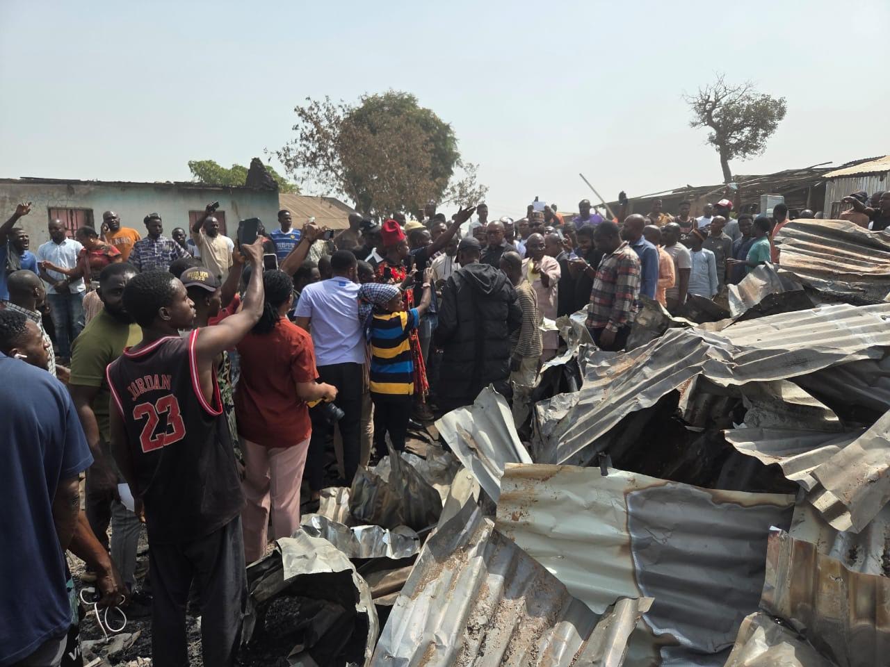 Obi at the Kugbo Furniture debris