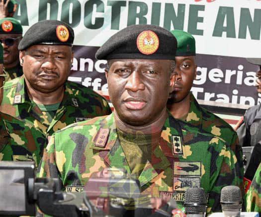 Chief of Army Staff (COAS) Lieutenant General Waidi Shaibu